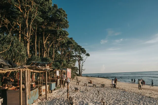 Laxmanpur Beach for surreal sunsets and natural rock bridges. Bharatpur Beach for coral reefs and glass-bottom boat rides. Safari Sutra Pro Tip: Stay in a beachfront eco-hut for ultimate tranquility.