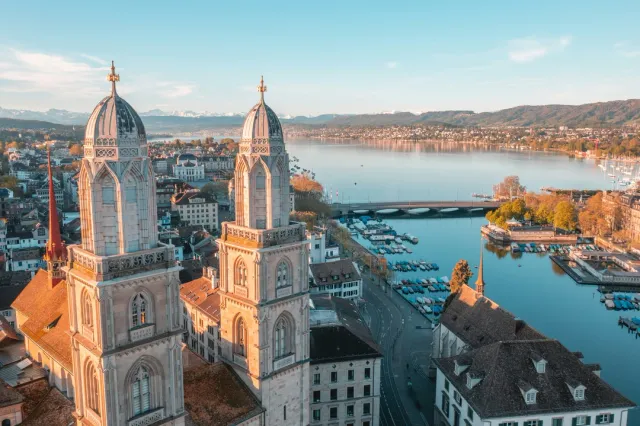 Zurich & Lucerne – Urban Alpine Charm Zurich's Bahnhofstrasse and lakefront; Lucerne's Chapel Bridge and Mount Pilatus. Safari Sutra Tip: Book our evening Lake Lucerne cruise with Swiss fondue dinner.